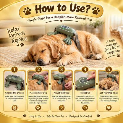 Dog Back Massager – Soothing Massage & Relaxation Device for Dogs 🐶✨